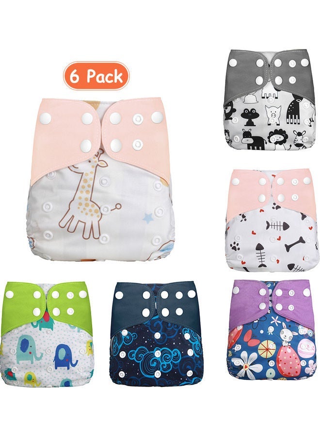 NIBEMINENT 6-Piece Baby Cloth Diaper Set - Image 1