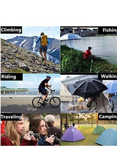SYOSI Adult Raincoat, Rain Poncho Portable EVA with Hood Reusable Coats Emergency Camping Survival Kits, Waterproof with Hoods and Sleeves Lightweight  Jacket for Women Men  - Image 4