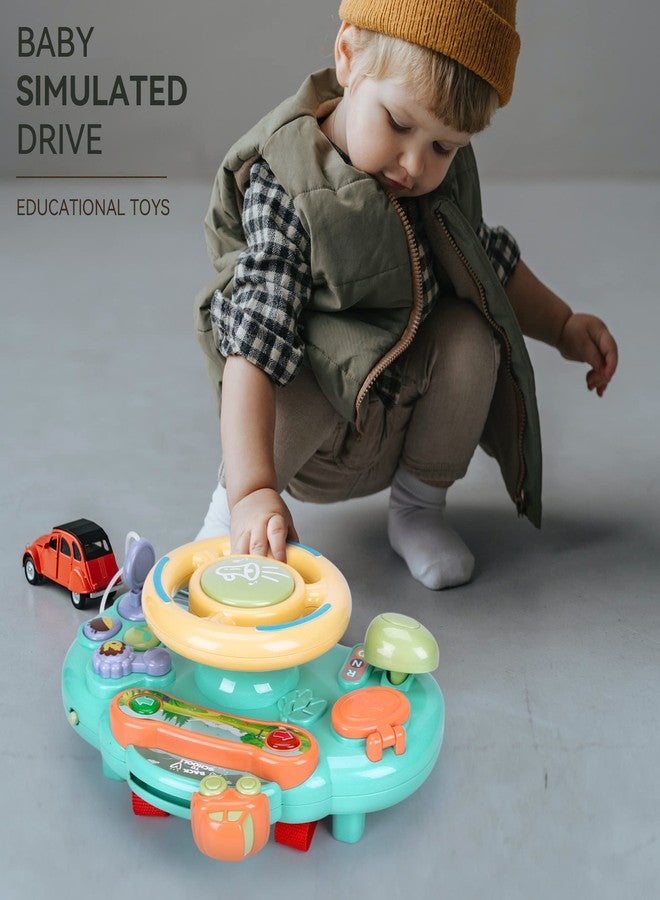 Caterbee Baby Turn and Learn Driver Steering Wheel Toys (Blue) - Image 2