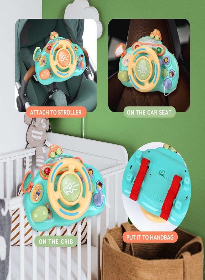 Caterbee Baby Turn and Learn Driver Steering Wheel Toys (Blue) - Image 3