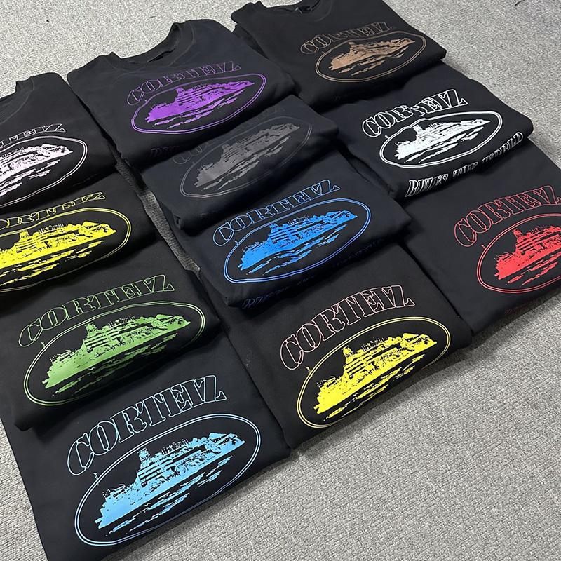 Correct Letter Print Street Basic Sweatshirt, Round Neck, Loose High Street Jacket - Image 3