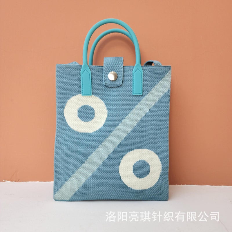 2025 New High-End Shoulder Bag Women's Crossbody Casual Bag Fly Knitted Trendy Matchinging Spring Mobile Phone Bag - Image 1