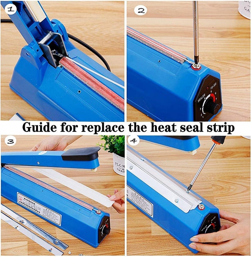 30.5cm Heat Sealer Plastic Bag Sealing Machine - Practical Design for Packaging and Preserving Products - Suitable for Commercial and Home Use - Image 3