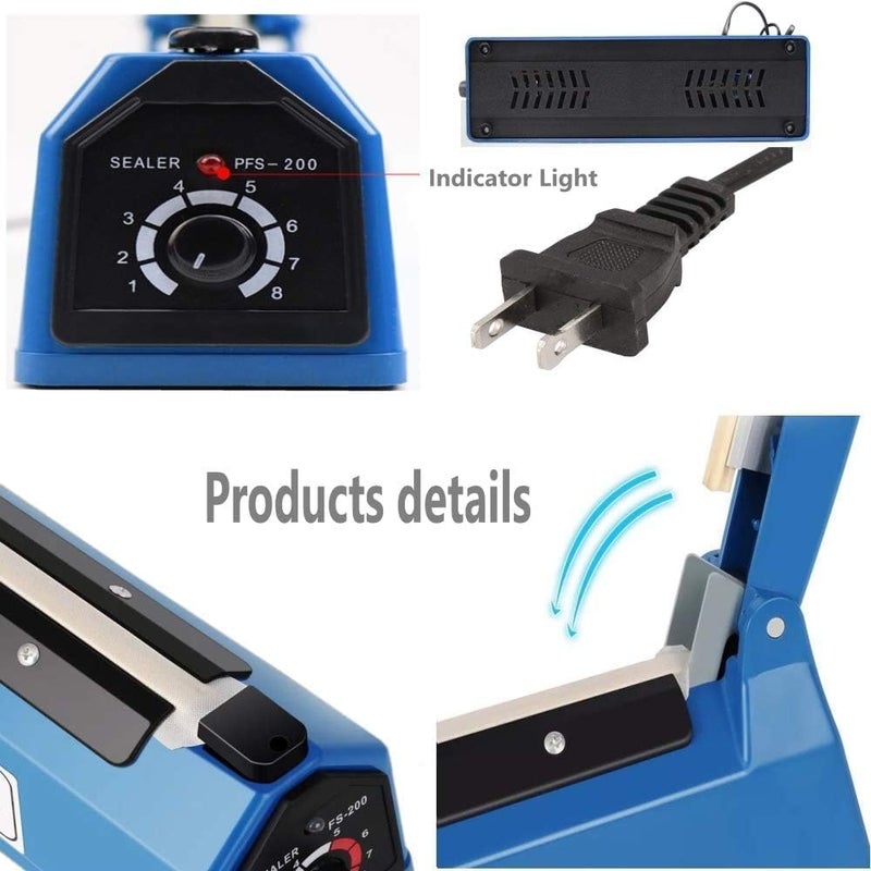30.5cm Heat Sealer Plastic Bag Sealing Machine - Practical Design for Packaging and Preserving Products - Suitable for Commercial and Home Use - Image 4
