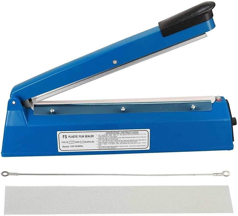 30.5cm Heat Sealer Plastic Bag Sealing Machine - Practical Design for Packaging and Preserving Products - Suitable for Commercial and Home Use - Image 1