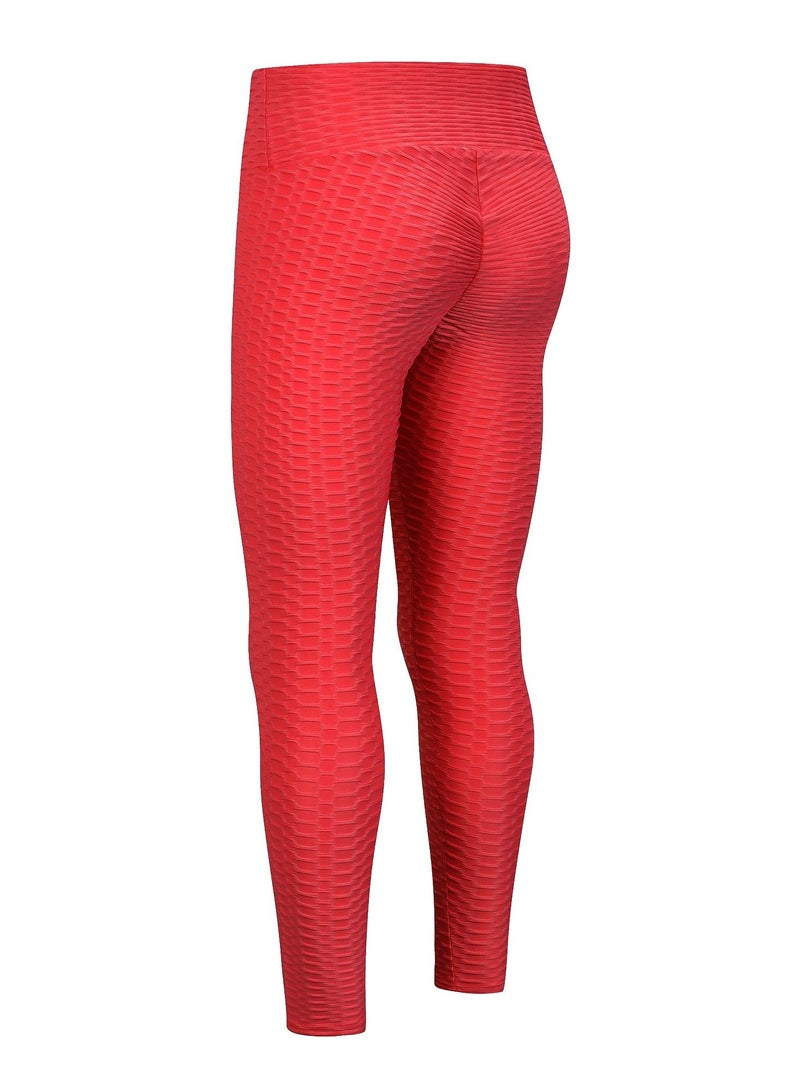 Loquat Women Quick Dry Breathable Elastic Trousers Red  - Image 2