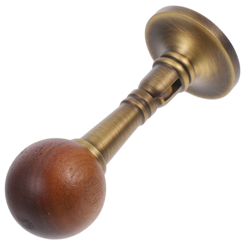 Antique Brass Finish Vintage Cabinet Door Pull Handle Black Walnut Brass Ball Pendant for Drawer Dresser Wardrobe Cupboard - Image 2
