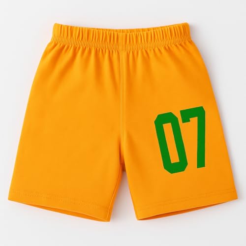 ICEDIVE Boys Regular Fit Cotton Shorts - Pack of 5, Printed Designs, Comfortable & Stylish Multicolour - Image 3