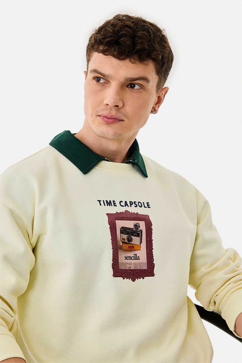 Snitch  Time Capsole Oversized Sweatshirt for Men | Best Price UAE