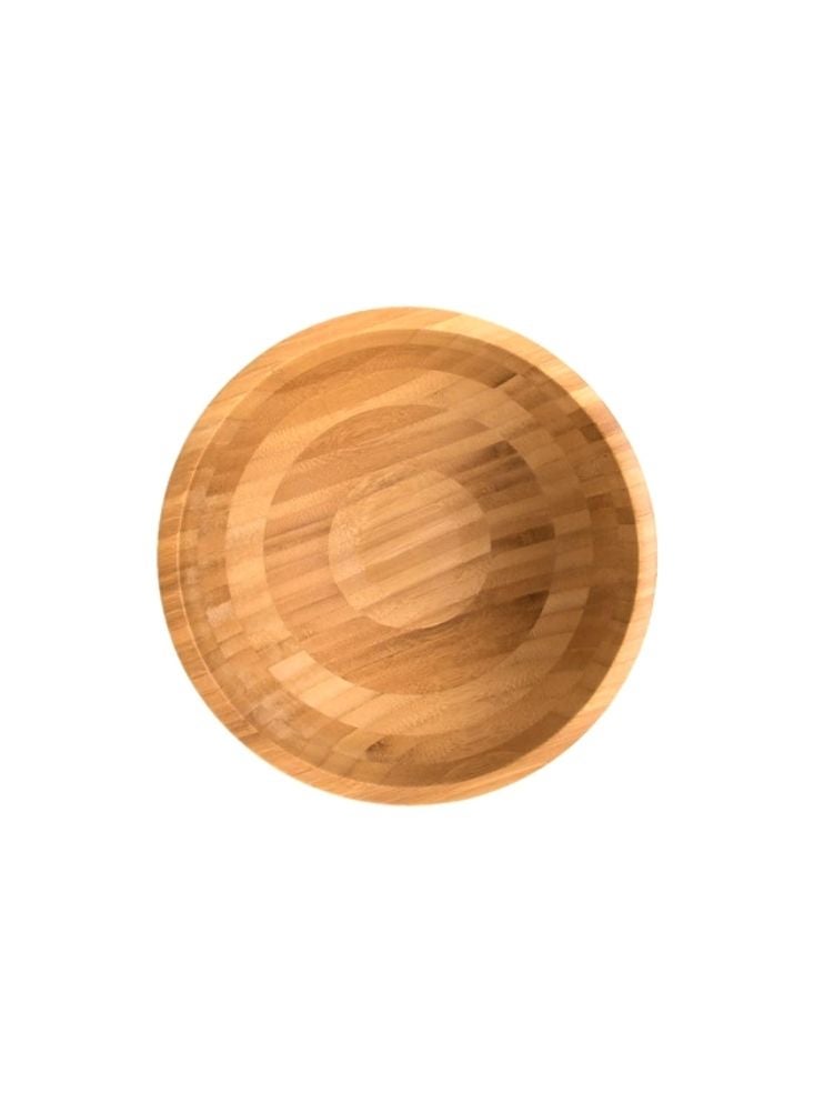 كلاسيك وعاء تقديم كلاسيكي من الخيزران - طبق خشبي صديق للبيئة - Image 2