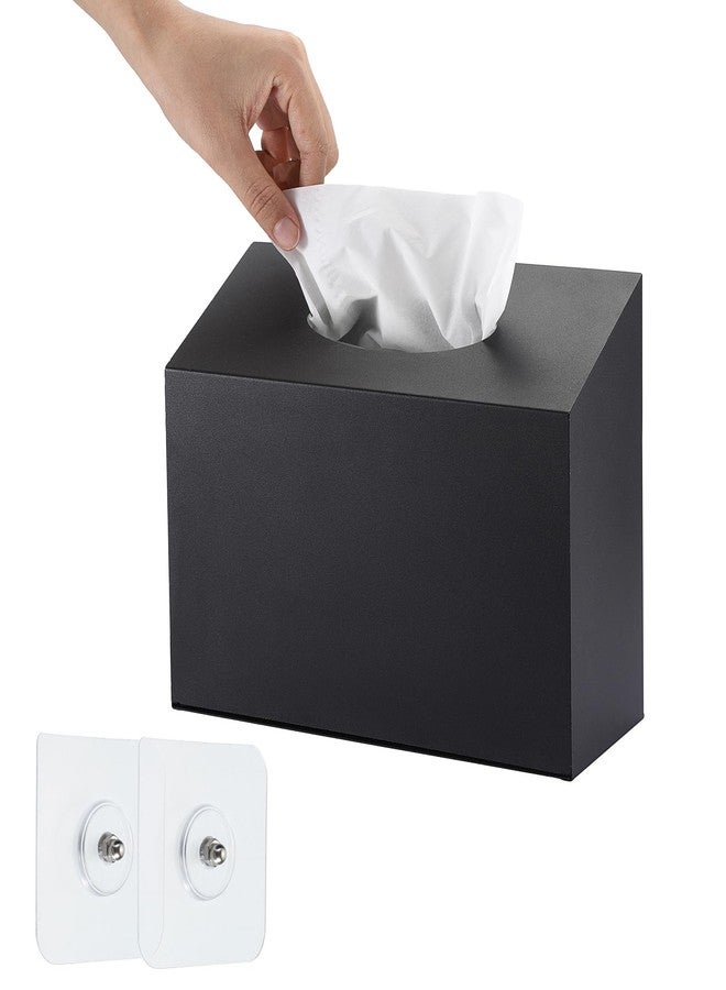 Sumnacon Metal Hand Towel Box Cover, Disposable Paper Hand Towels Holder for Bathroom, Wall Mounted Paper Towel Dispenser Modern Box Covers for Home, Office, Tabletop, Kitchen, Countertop - Image 1