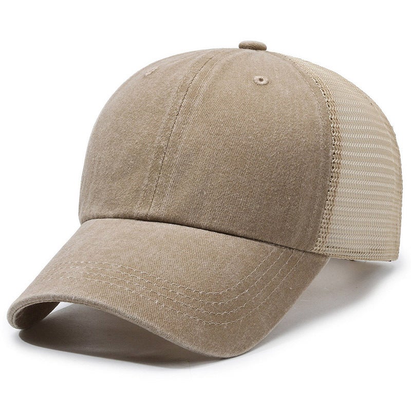 Men Summer Cap Mesh Breathable Outdoor Fishing Sunshade Baseball Hat - Image 1