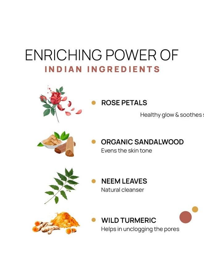 The Tribe Concepts - Face Brightening Daily Cleanser 3In1 Cleanser Scrub & Mask Instant Brightening Glow And Tan Removal For All Skin Type 100% Chemical Free & Natural 100 Gm (Kraft Paper Packing) - Image 1