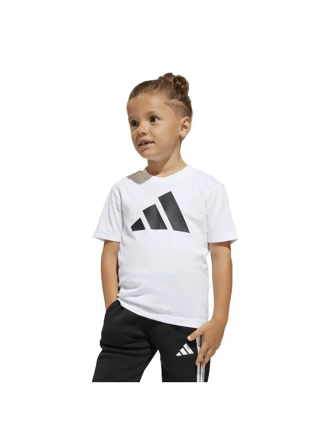 Adidas Adidas Lk Bl Tee 160 White Training T-Shirts For Kids 3-4Y