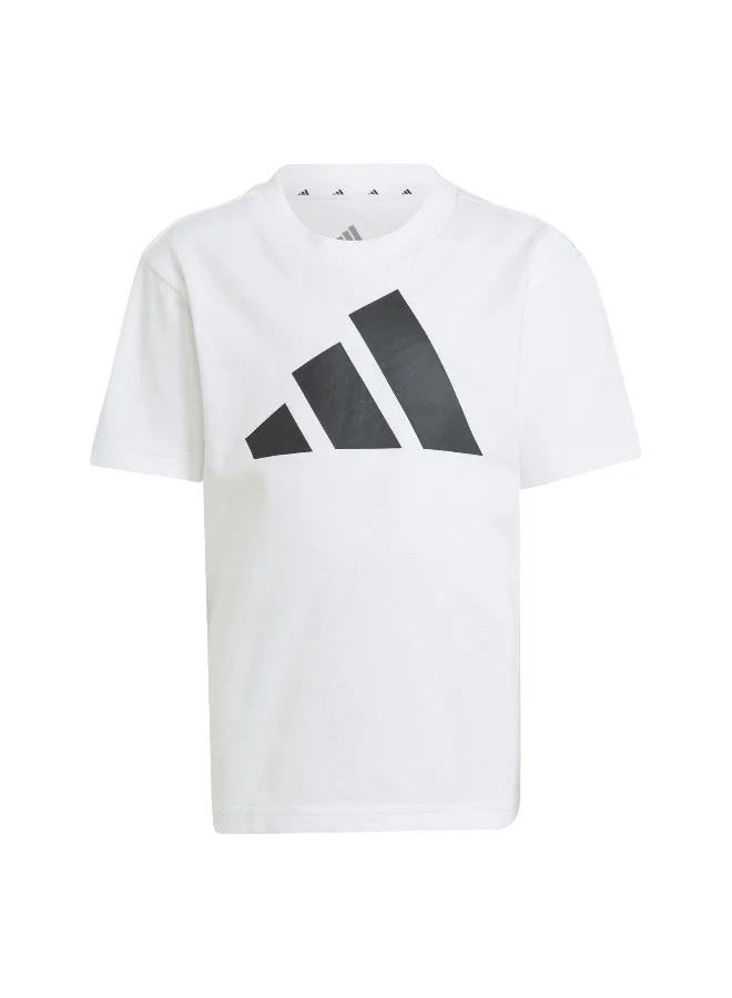 Adidas Adidas Lk Bl Tee 160 White Training T-Shirts For Kids 3-4Y