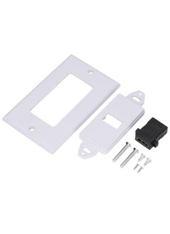 Single-PORT HDMI Socket Wall Mount Panel Adapter Wall Socket