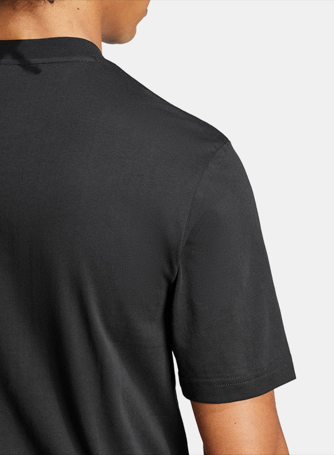 Adidas Essentials Small Logo Single Jersey T-Shirt - Image 5