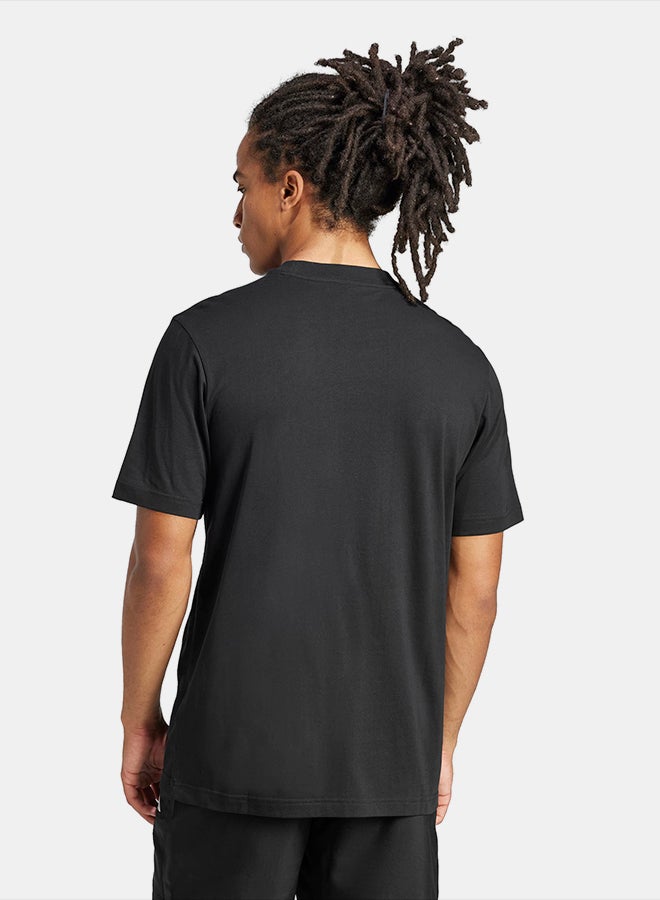 Adidas Essentials Small Logo Single Jersey T-Shirt - Image 2