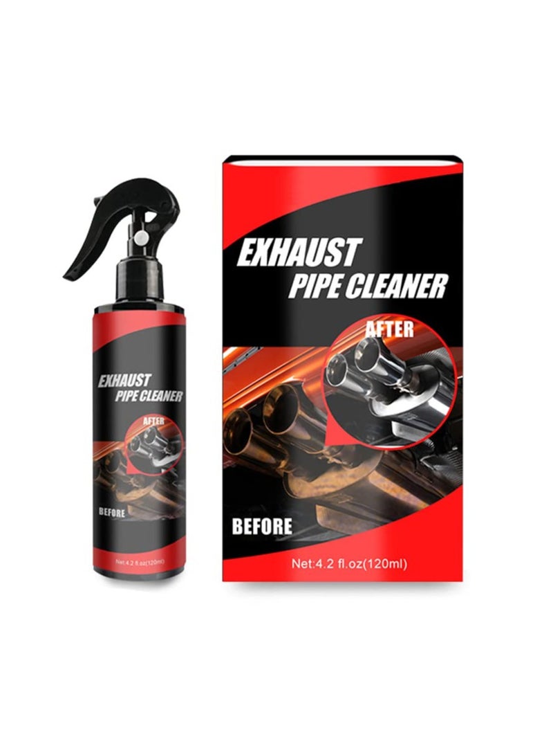 Generic Rust Removal and Car Cleaning Kit, Metal Surface Rust Remover Spray, Car Exhaust Pipe Cleaner and Maintenance Set with Brush, Gloves, Towel, Sponge for Cars and Motorcycles  - Image 1