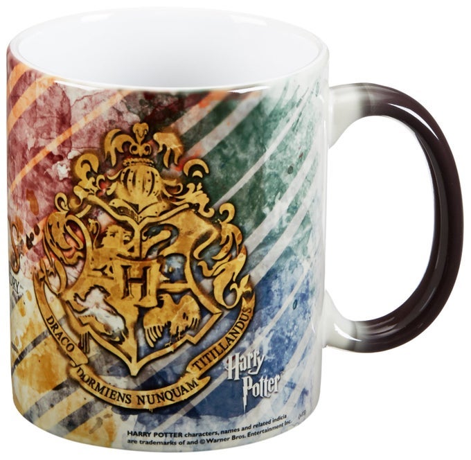 HARRY POTTER HOGWARTS CERAMIC MUG BLACK