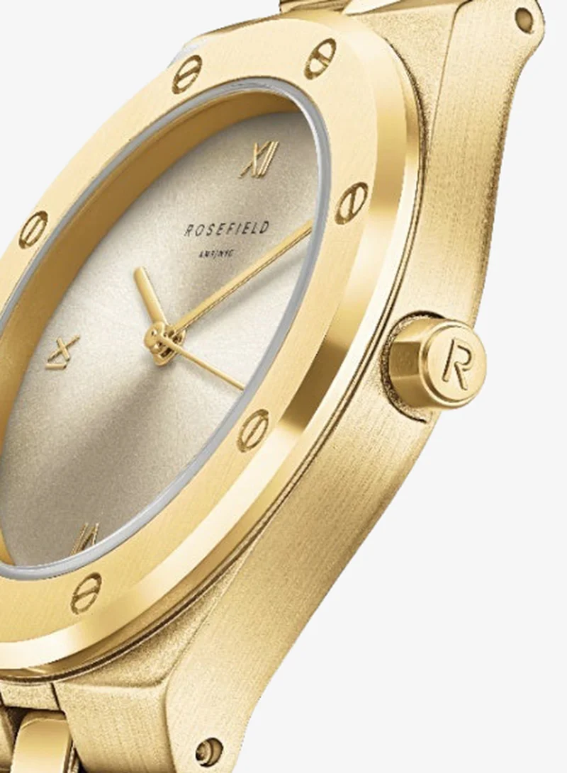 Rosefield Rosefield Rose Ivory Sunray Gold Watch