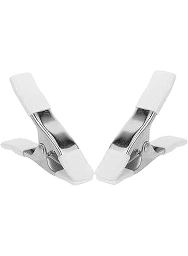 Heavy Duty Non Slip Spring Clamps 2 Pack for Backdrop Stand Woodworking Photography - Image 1