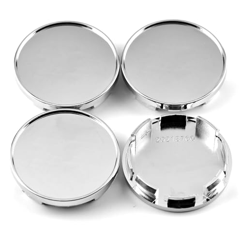 GTOWNWORKS 64mm 2.52in Wheel Center caps for Chrysler 300c Generation 2 2012 to 2015, Tercel Mustang Wheel Center Hubcaps, Chrome Center Cover Replacement, 4 Pack - Image 1