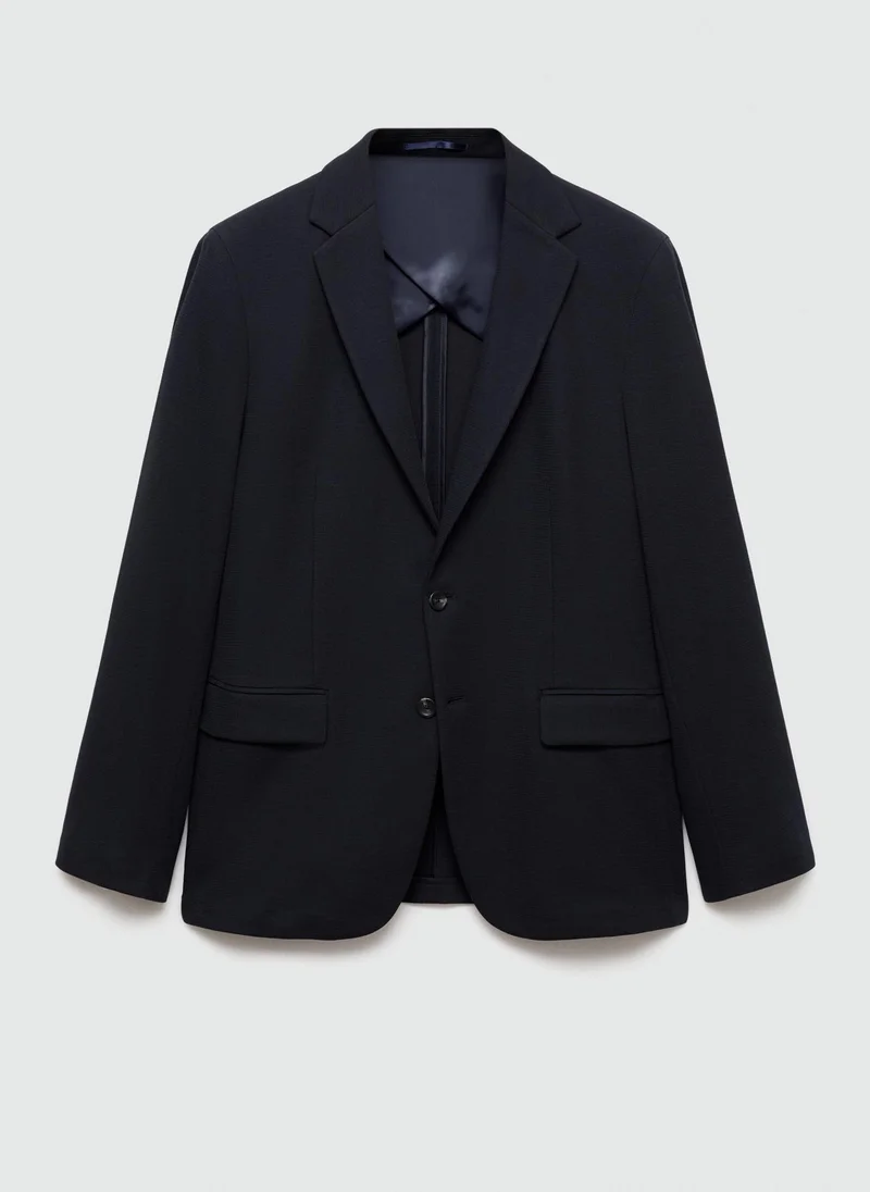 مانجو مان Slim Fit Micro Structured Tailored Jacket