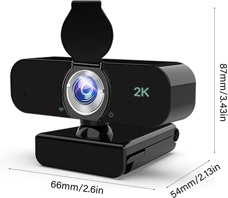 ordinarYone USB Webcam Builts in Noise Cancelling Microphones and Adjustable Tripods Stand for Highly Definition 1080P 2K 4K Video R - Image 3