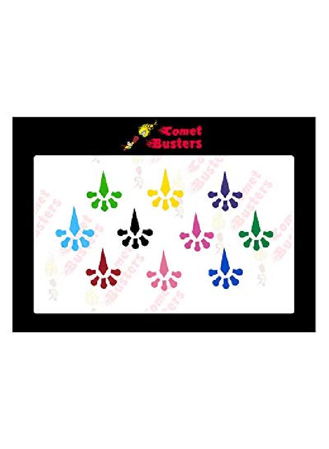 Comet Busters Traditional Multicolor Bindi (Bin277) - Image 3