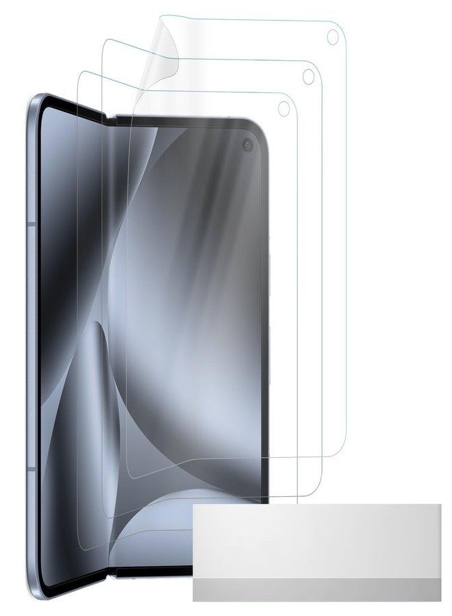 Orzero (3 عبوات) واقي شاشة داخلي من أورزيرو TPU متوافق مع جوجل بيكسل 10 برو فولد/بيكسل 9 برو فولد (ليس زجاج) واقي شاشة بجودة عالية تعريف مضاد للخدش (ليس للشاشة الأمامية) - Image 1