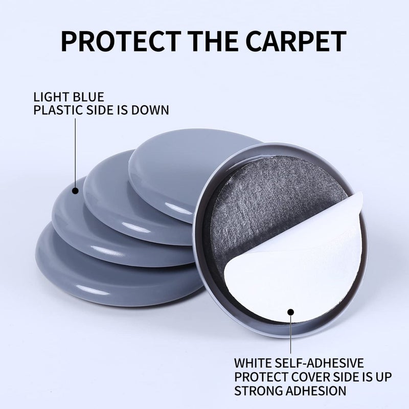 ماجيك سلايدرز مجموعة أقراص انزلاق الأثاث ماجيك سلايدرز متعددة الأسطح - Image 2