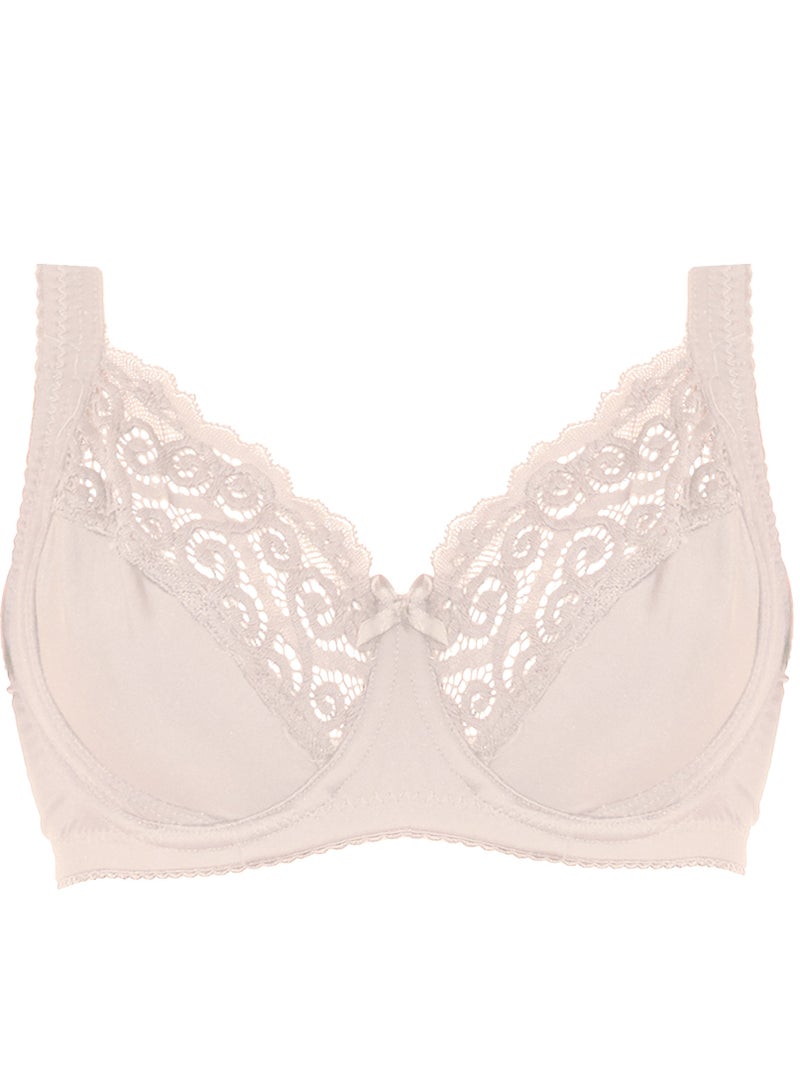 Dadoush Supportive everyday lace bra. Featured with a D cup.  - Image 1