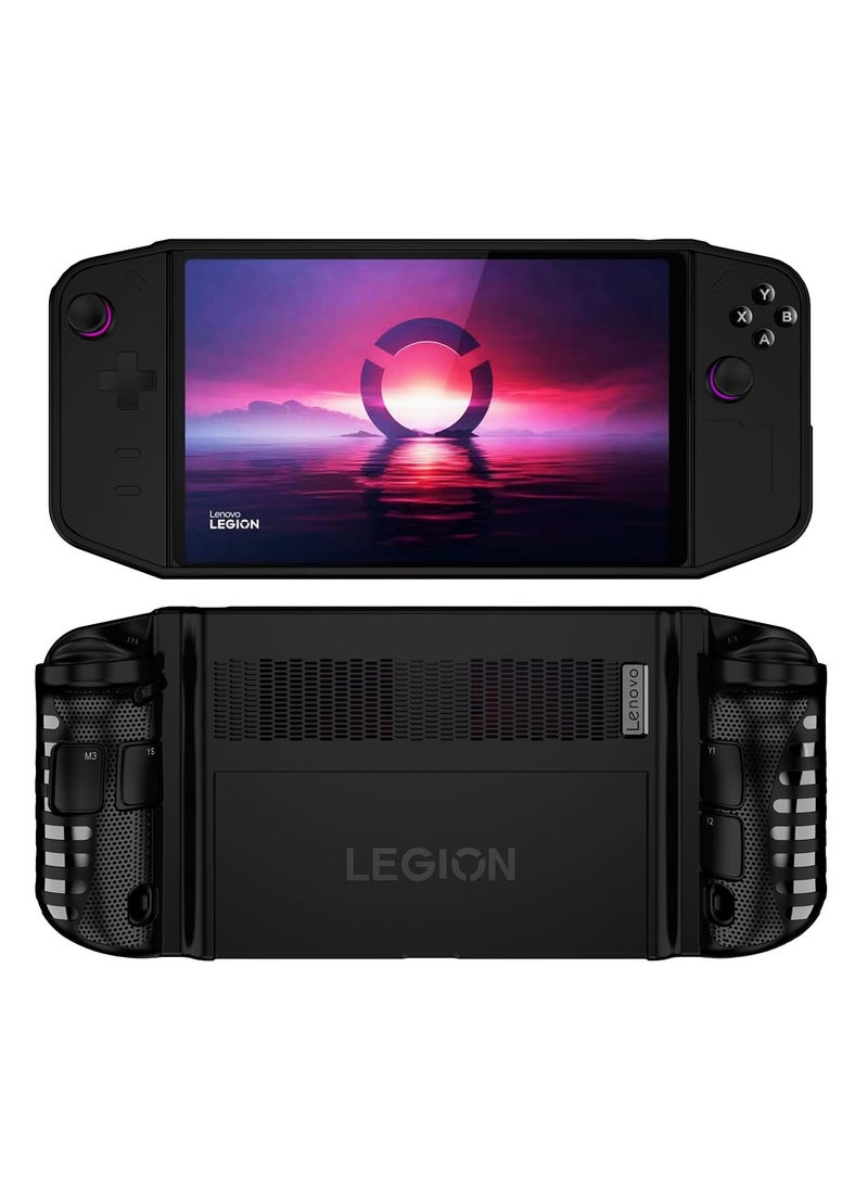 Zikra Protective Case Fit for Lenovo Legion Go 8.8", 2023 Release Handheld Game Console, Skin Full Body Soft TPU Drop-Proof Protector Cover Slim Case with Shockproof, Anti-Collision, Non-Slip (Black) - Image 2