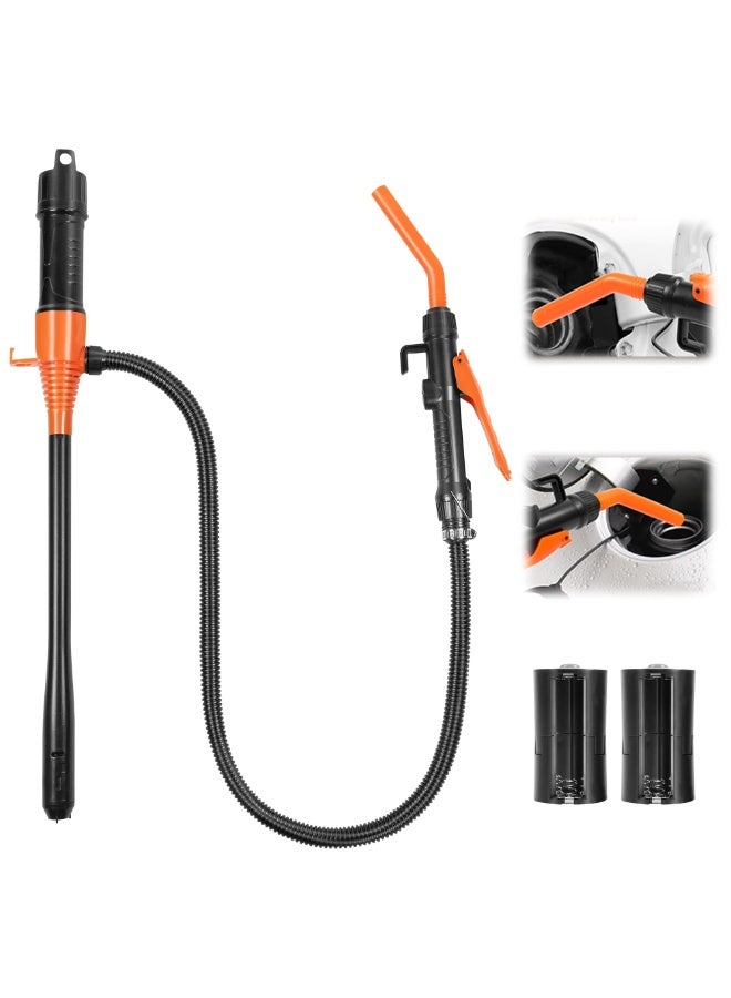 OSHIMA Portable Power Battery Pump, Battery Operated Electric Fluid Fuel Diesel Transfer, Easy to Use Hand Fuel Pump Portable Battery Pump for Gas, Fuel, Diesel, Water - Image 1