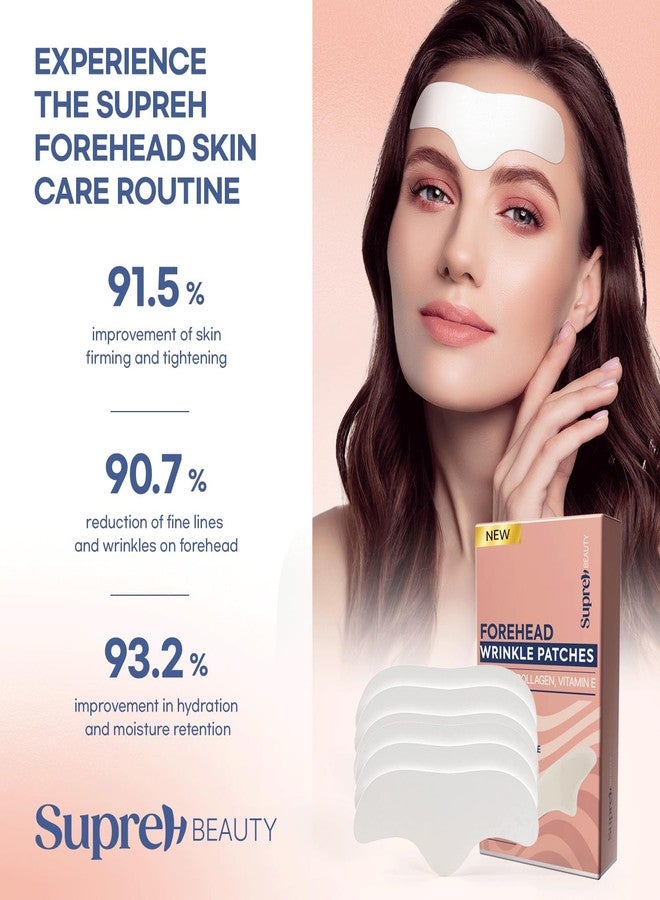 SupreH Forehead Wrinkle Patches For Anti-Wrinkle: Facial Wrinkle Patches for Forehead Fine Lines Frown Lines - Overnight Mask 13 Patch - Image 2