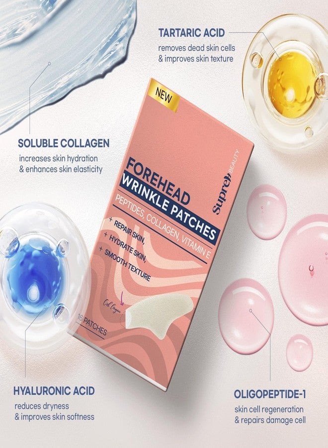 SupreH Forehead Wrinkle Patches For Anti-Wrinkle: Facial Wrinkle Patches for Forehead Fine Lines Frown Lines - Overnight Mask 13 Patch - Image 5