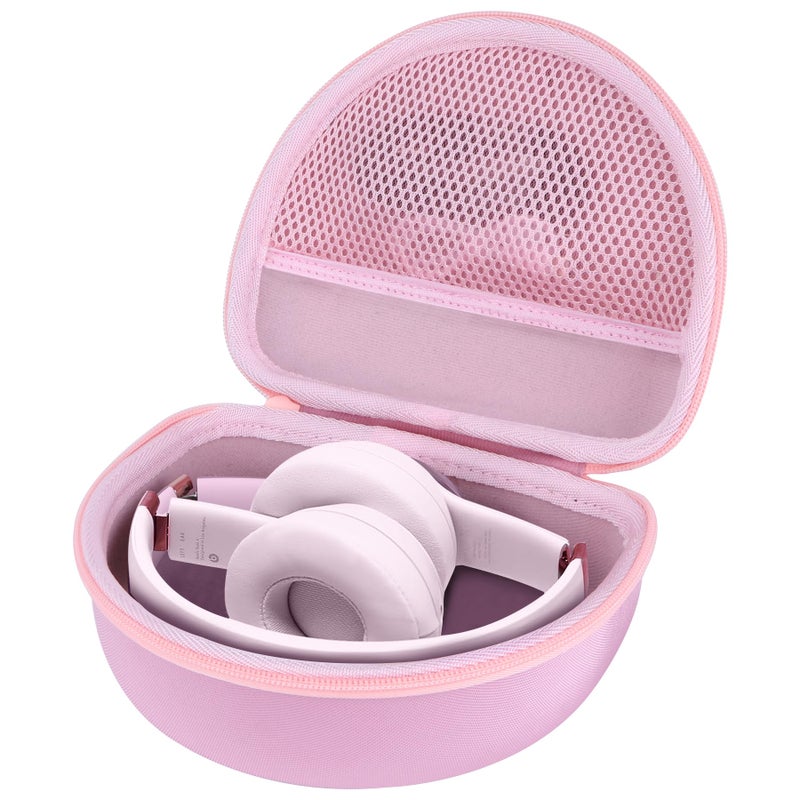 RIYADAone Hard Case Replacement for Beats Solo 4, Studio Pro, Solo3, Studio3, Solo2, Solo Pro Wireless Bluetooth On-Ear Headphones (Pink Case) - Image 1