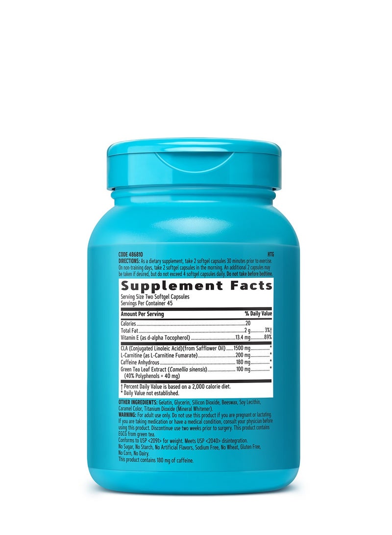 GNC Total Lean Thermo CLA | Fuels Energy and Fat Metabolism, Supports Exercise and Muscle Recovery | 90 Softgel Capsules - Image 2