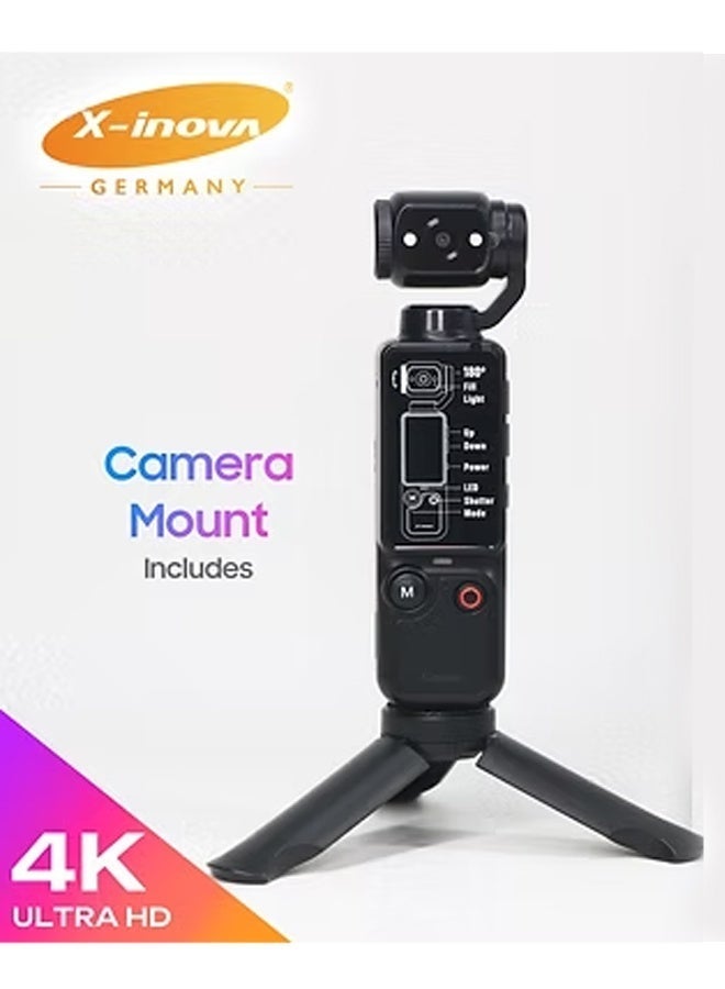 X-Inova كاميرا أكشن X-Inova Pocket 4 PRO 4K Ultra HD سوداء - Image 5