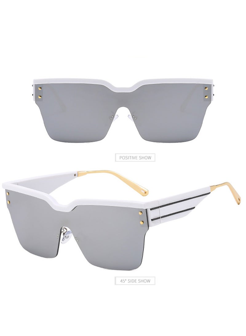 Fashion Sunglasses, Trendy One-piece Sunglasses For Men And Women, Personalized Half-frame Versatile Glasses - Image 2