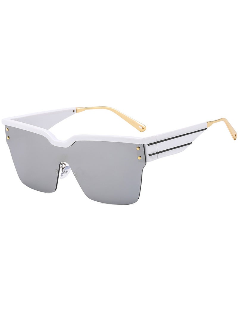 Fashion Sunglasses, Trendy One-piece Sunglasses For Men And Women, Personalized Half-frame Versatile Glasses - Image 1