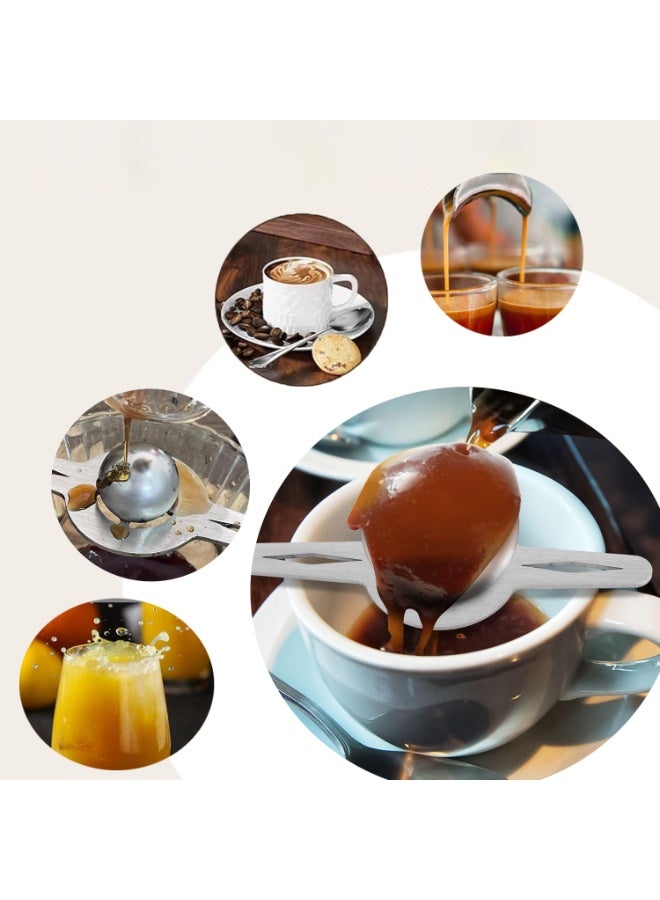 CMGTYYD. كرات تبريد قهوة من الفولاذ المقاوم للصدأ، كرات ثلج إسبريسو قابلة لإعادة الاستخدام، ملحقات إسبريسو مع علبة وملقط، أفكار هدايا سريعة التجميد لعشاق القهوة - Image 5