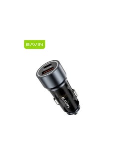 Bavin BAVIN PC926 PD 20W USB-C QC3.0 18W USB Fast Charging Car Charger Compatible for iPhone / Samsung Mobile  - Image 1
