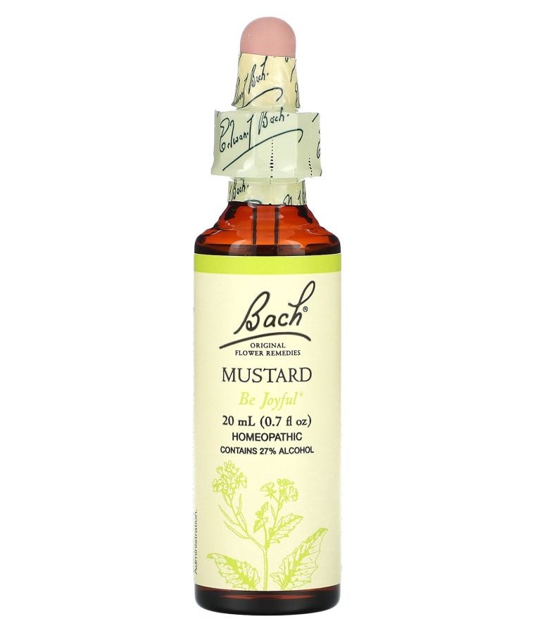 Bach Original Flower Remedies Mustard 0.7 fl oz (20 ml)