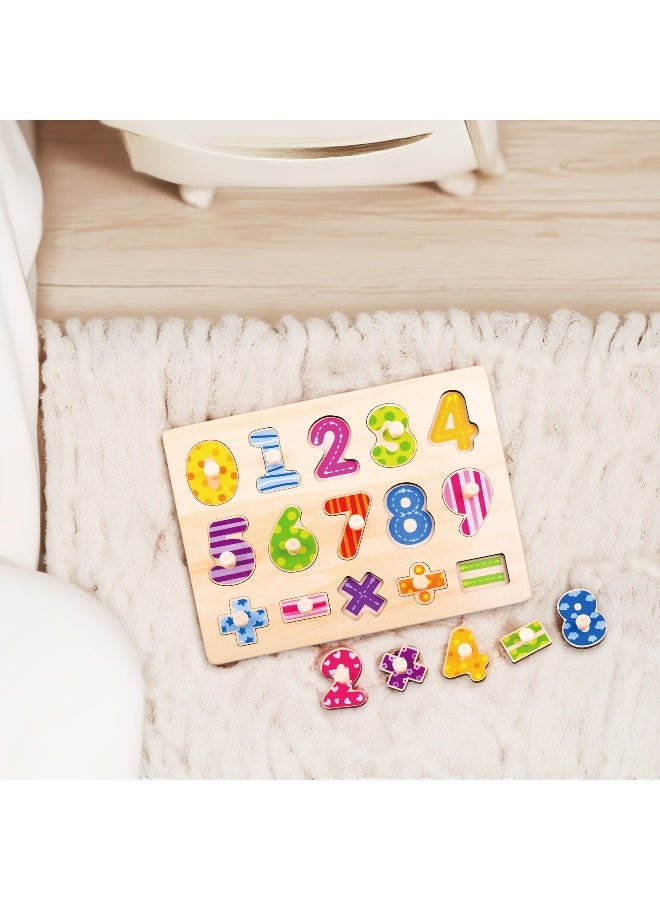 COGNIKIDS لعبة الألغاز الرقمية للأطفال – لعبة ألغاز العد الملونة بـ 9 كتل – تعليم التعرف على الأرقام وتعلم الرياضيات المبكرة للأطفال من عمر 2-5 سنوات - Image 4