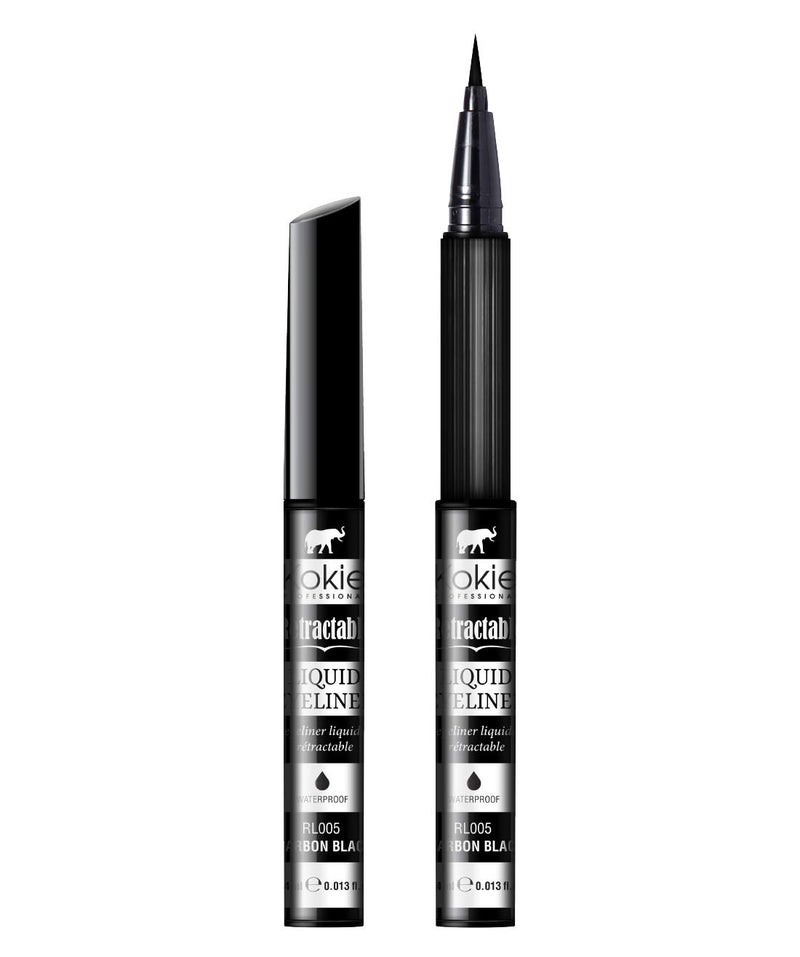 Kokie Retractable Liquid Eyeliner, Pointed Felt Tip, Waterproof & Smudge Free, Long-lasting, Vegan, Cruelty-Free - Image 1