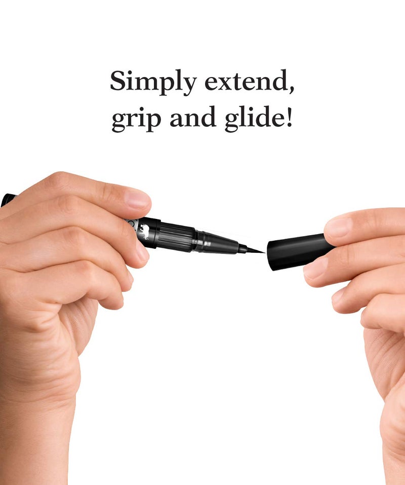 Kokie Retractable Liquid Eyeliner, Pointed Felt Tip, Waterproof & Smudge Free, Long-lasting, Vegan, Cruelty-Free - Image 3