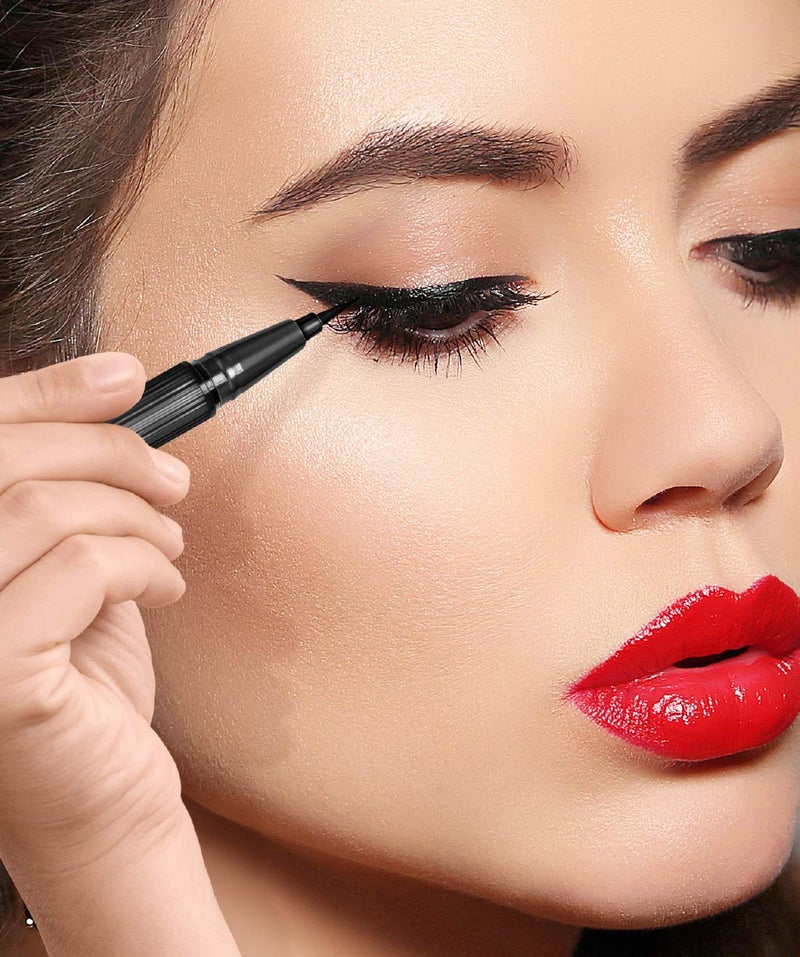 Kokie Retractable Liquid Eyeliner, Pointed Felt Tip, Waterproof & Smudge Free, Long-lasting, Vegan, Cruelty-Free - Image 4