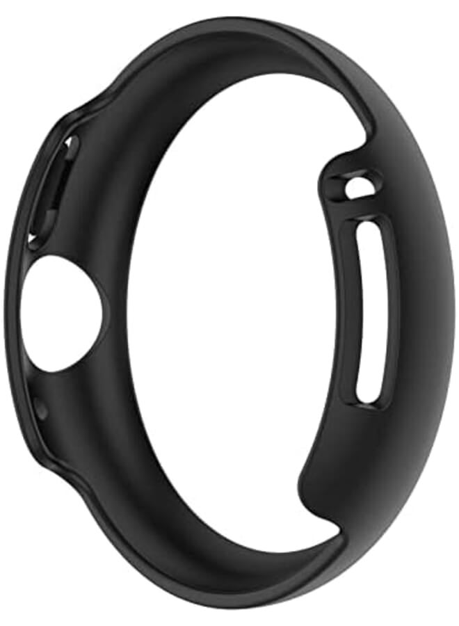 AWADUO Compatible With Google Pixel Watch Protective Case Cover Smartwatch Replacement Pc Protective Case Cover Shell For Men Women Watch Accessories Black - Image 3